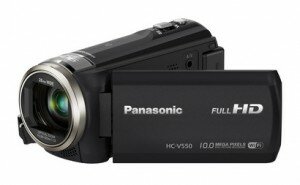 Panasonic HC-V550EG-K Full-HD Camcorder schwarz