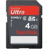 SanDisk SDHC-Karte 4GB Ultra Class6-Sonderpreis