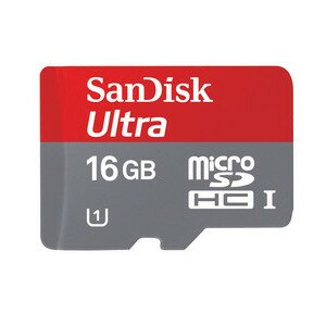 SanDisk 16 GB microSDHC-Karte Ultra UHS-1